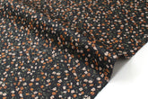 Japanese Fabric Eleanor - E black, green - 50cm